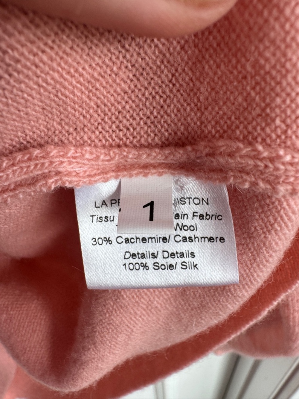 La Prestic Ouiston Open-Front Knit Cardigan Size Medium Women - Picture 4 of 7